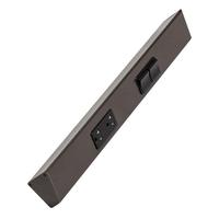 Task Lighting 18" 20 amp 120 volt Bronze 2 Single Pole Switch/Receptacle Combination Power Strip